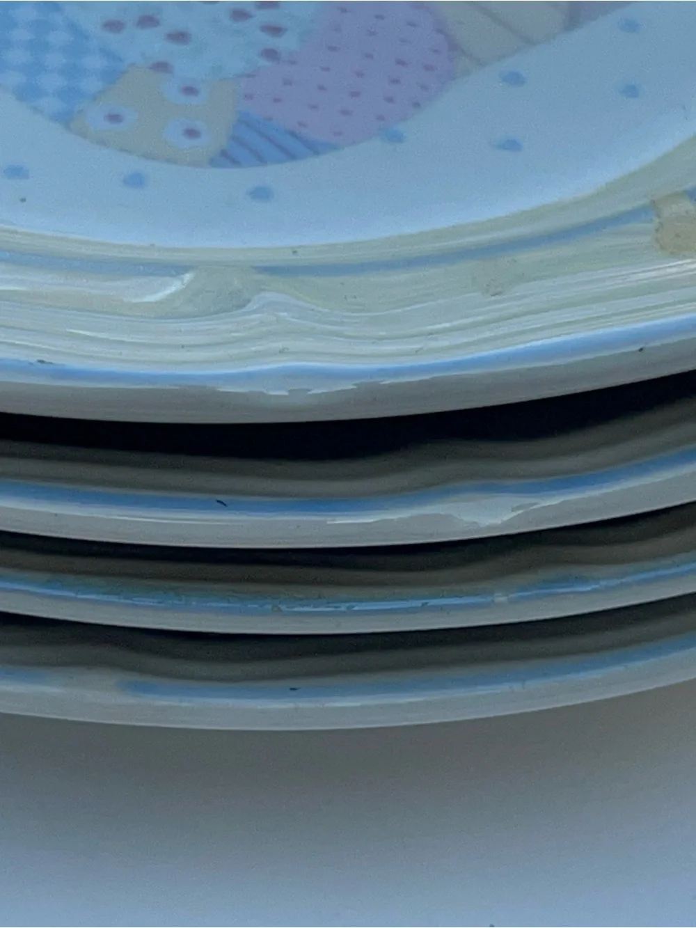 Tienshan Stoneware Calico Cats 7.75-inch salad/dessert plate Cottage Core Design